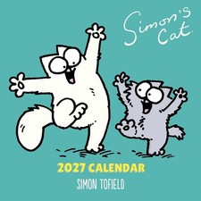 Simon’s Cat 2027 Wall Calendar, Funny Cartoon Cat Art, Cat Lover Gift picture