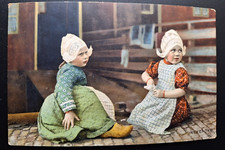 Dutch Children Postcard Circa 1910 Volkendam Holland picture