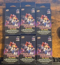 Lot X 6 2026 UPPER DECK TRANSFORMERS THE MOVIE CARDS 40TH Edition Sealed Hangers picture