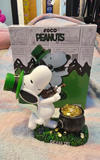 RARE FOCO Peanuts Snoopy St. Patrick’s Day Violin Figurine Limited Edition #6/15 picture