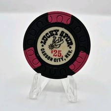 Lucky Spur Casino Carson City Nevada 1973 $25 Casino Chip N4370 picture
