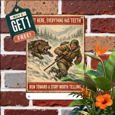 Everything Vintage Humorous Novelty Sign Retro Sarcastic Metal Tin Plaque picture