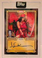Topps 2026 Marvel Mint Chrome Autograph Bill Sienkiewicz Elektra CA-BS  4/10 SSP picture