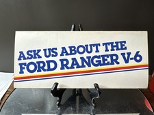 VINTAGE 1982 FORD RANGER V6 DEALERSHIP SALES Tri-fold BROCHURE SPECIFICATIONS picture