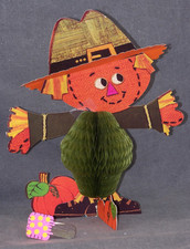 Vintage Hallmark Double Side Die Cut Thanksgiving 12