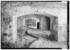 Photo:Fort Monroe Virginia Fort Casemates 1930s Interior View West East picture