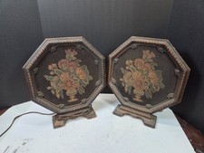 Lot of 2 RCA Radiola 103 Tapestry flower urn 1930s speakers picture