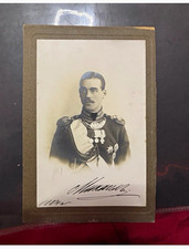 1904 Signed Cabinet Card Photo Grand Duke Michael Alexandrovich Levitsky B&W picture