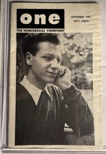 ONE VIEWPOINT - SEPTEMBER 1961- VTG CULTURE PHOTOGRAPHY ART MAGAZINE GAY INTREST picture