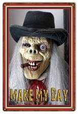 MAKE MY DAY WESTERN GHOST MAN SMOKING CIGAR 18
