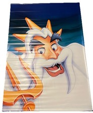 THE LITTLE MERMAID Disney 1989 Original Vinyl Movie 2 Sided Banner 68x47 picture