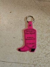 Vintage Heinsey's Shoe Repair Keychain.  Reamstown, Pennsylvania  picture