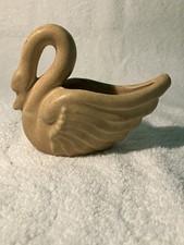 Niloak Ceramic Swan Planter Small Beige Matte Animal Theme picture