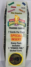 Mighty Morphin Power Rangers Premium 64 Sealed Packs 7 Cards 1996 Walmart picture