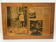 Vtg 1978 Dik Browne Hagar the Horrible Studio Wood Display Plaque Chris Browne picture