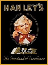 Hanley's Ale of Providence, Rhode Island New Sign: 24x30