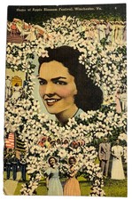 Apple Blossom Festival Scenes ~ Winchester Virginia ~ Vintage 1940s Postcard picture