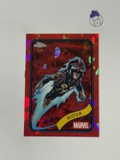 2025 Topps Chrome Marvel #23 Nova Base Red 3/5 picture