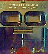 1960s Perkiomen Mutual Insurance Co. Advertising Memo Caddy - Collegeville, PA. picture