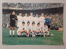 RARE REAL MADRID 1971 - 1972 POSTCARD - MATCH PHOTO picture