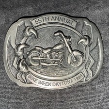 Harley-Davidson 1996 Daytona Bike Week 55th Annual Belt Buckle LE 46/125 picture