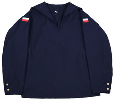 XLarge - Polish Navy Middy Jacket / Shirt Naval Sailor Military Surplus Uniform picture