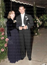 Clark Gable RARE COLOR Photo 354 RESTORED picture