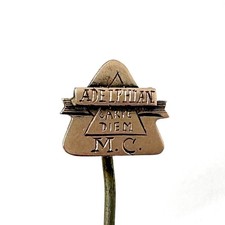 Antique 10K GOLD MORNINGSIDE COLLEGE ADELPHIAN SOCIETY Stickpin Sioux City IA picture