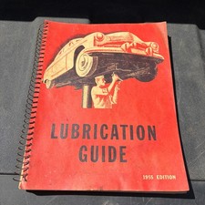 1955 Standard Oil Chevron RPM Automotive Lubrication Guide Spiral Manual picture