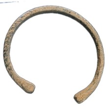 Iron Age Biblical Bronze Bracelet 7cm Judea Kingdom Relic COA Antiquity Artifact picture
