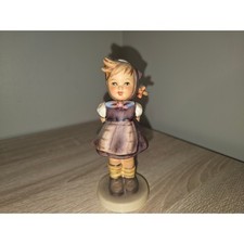 Goebel Hummel Figurine Which Hand? 258 W Germany Vintage 1963 Girl Porcelain picture