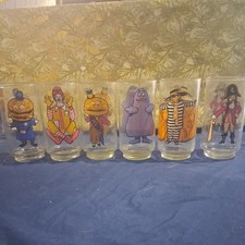 Vintage 1977 McDonalds Collectors Series Glasses Tumblers series of 6 picture