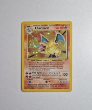 MP+ Great Holo Charizard Base Set 4/102 1999 WOTC Pokemon Card Rare Vintage picture