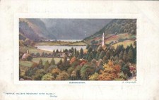 1909 ANTIQUE Tuck's Oilette Glendalough POSTCARD - sent to York St, Belfast picture