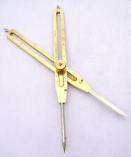 Brass Proportional Divider 9 Inches Engineer Drafting Scientific Tool Handmade  picture