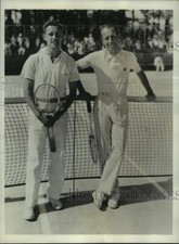 1936 Press Photo Hal Surface & Wilmer Allison at Semi-finals match - nes56041 picture