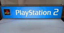Vintage Sony PlayStation 2 Original Light Up Retail Store Display Sign Everbrite picture