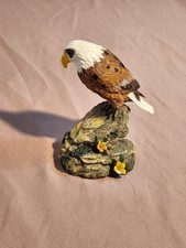 K's Collection Wild Animal Series Bald Eagle Figurine on Rocky Base picture