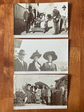 ID'd Man With Women In Algiers Vacation Lot Of 3 Real Photo Postcards RPPC picture