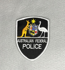 AUSTRALIAN FEDERAL POLICE EMBROIDERED IRON-ON PATCH...NOT A 