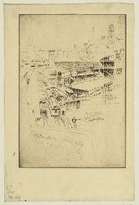 New York NY Polo Grounds 1921 Joseph Pennell Baseball Field Aerial View picture