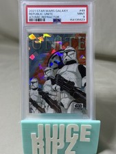 2021 Topps Star Wars Galaxy Republic Unite Atomic /150 Refractor SP Clone Troop picture