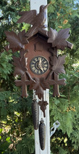 Mid Century Regula Hubert Herr German Cuckoo Clock - VIDEO - ALL ORIGINAL picture