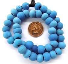 45 Southwest Blue Padre African Trade Beads   #1880   Bin 66 picture