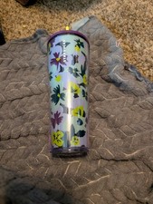 Starbucks Purple Pansies 2021 Limited Edition 24 oz Tumbler Cup SKU 011120338 picture