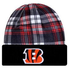 NEW - 2024 New Era Cold Weather Statement Knit Beanie (Cincinatti Bengals) picture