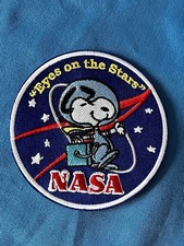 NASA Space Flight Awareness Snoopy Apollo Mascot Patch Eyes On The Stars  picture