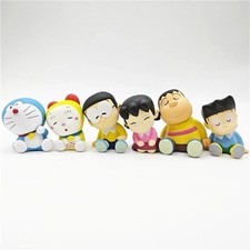 6-Piece Cute Cartoon Family Mini Figure Set – Adorable Doraemon- Fun Character picture