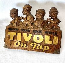 💥Vintage ~ TIVOLI On Tap ~ Burwood Beer Sign - Pre 1948 👀 picture
