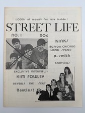 Vintage Street Life Magazine #1 The Beatles Kim Fowley Kinks 1970's Fanzine picture